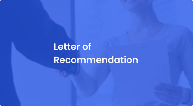 Letter of Recommendation