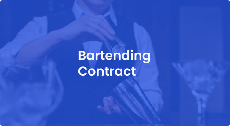 Bartending Contract