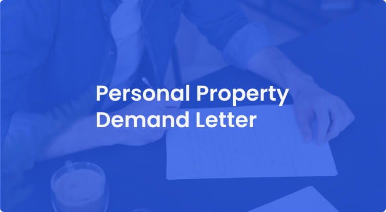 Personal Property Demand Letter